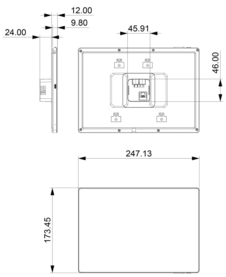2025 Portworld Touch Panel Factory mit neuem KNX-Bedienfeld, integriertem Onsemi KNX-Transceiver