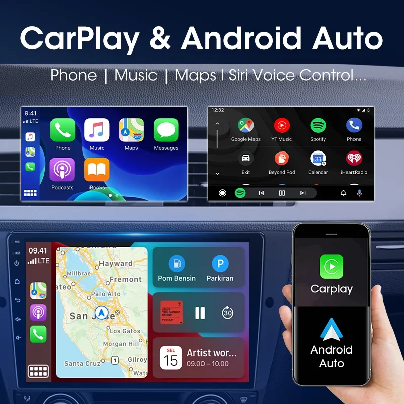 Srnubi 2 Din Android 12 dla Mazda 3 2009-2013 Radio odtwarzacz multimedialny samochodowe nawigacja Stereo Carplay głośniki jednostka główna wideo GPS