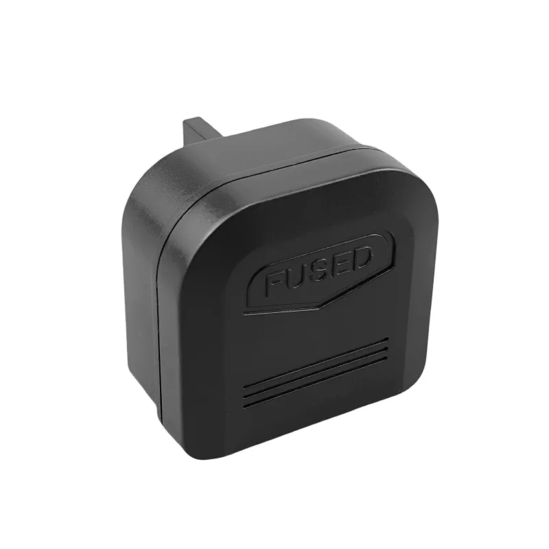 Adaptador de enchufe europeo a británico con fusible 3A/5A/13A, convertidor de enchufe de viaje eléctrico británico, toma de corriente de cable de CA