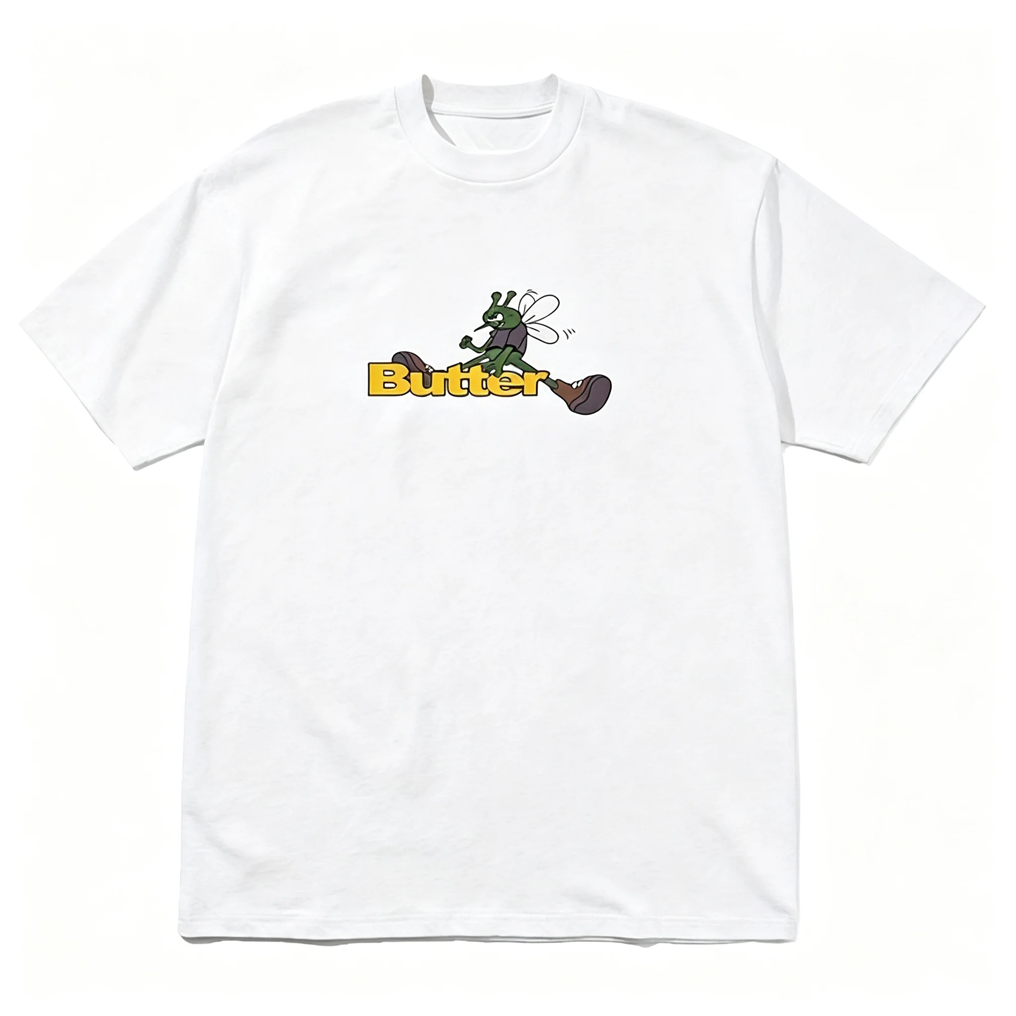 Butterfly Goods Skeeter Graphic T-Shirt, Unisex Insect Print Tee, Casual Round Neck Short Sleeve All Seasons Top