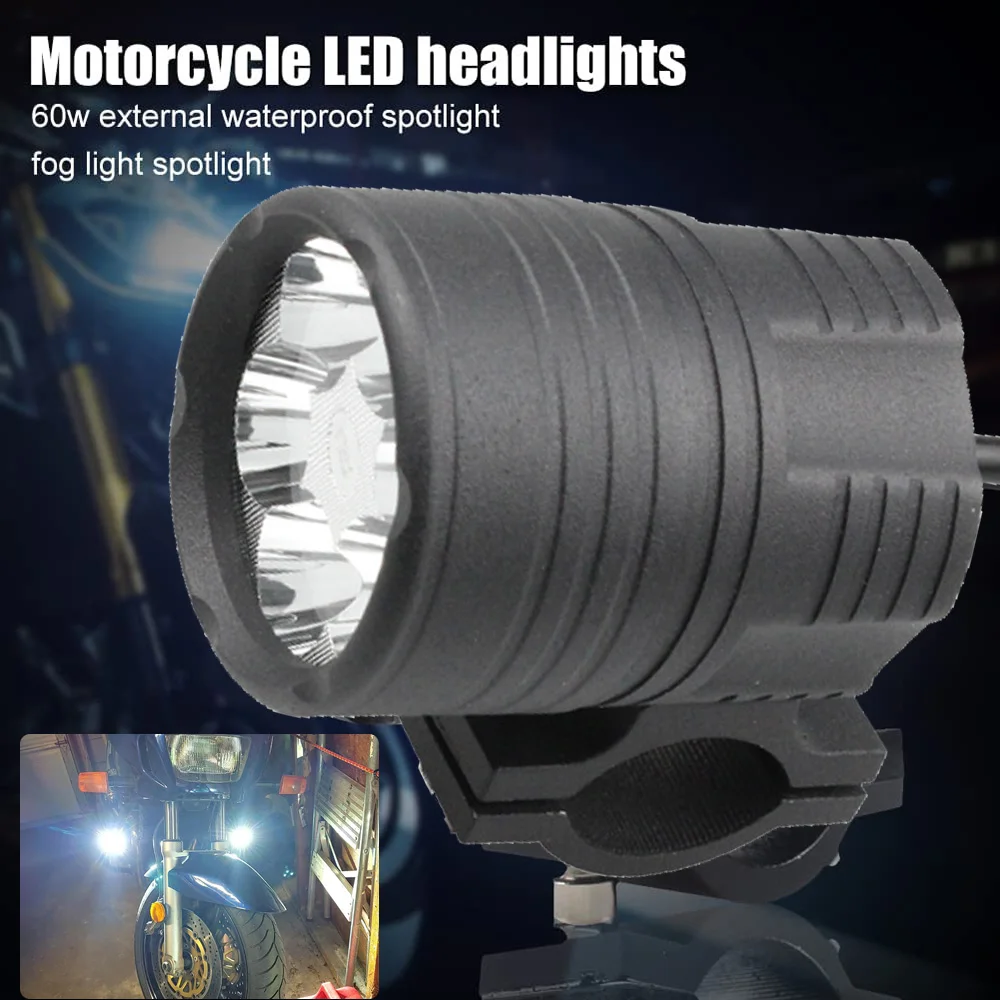 Additional Motorcycle Spotlights Headlight Fog Lights LED For HONDA CBR 600F DOMINATOR DIO AF18 ZOOMER NC750X PCX 125 CRF 450