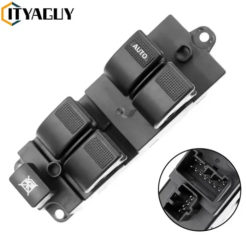 Interruptor de ventana eléctrica delantera izquierda de coche, botón de interruptor elevador de vidrio para Mazda 3 6 2003-2012 BL4E-66-350 BL4E-66-350A BL4E-66-350AL2