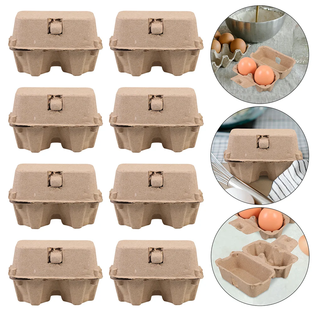 22 Pcs Egg Eggs Carton Storage Holders Rack Pulp Cartons Bulk Empty Paper Container