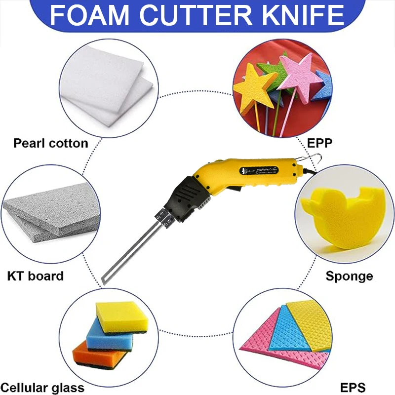 Foam Cutter 110/230V Hot Knife Styrofoam Cutting Knife Hot Wire Foam Cutter Foam Cutter Electric Cutting Machine Knife Tools Kit