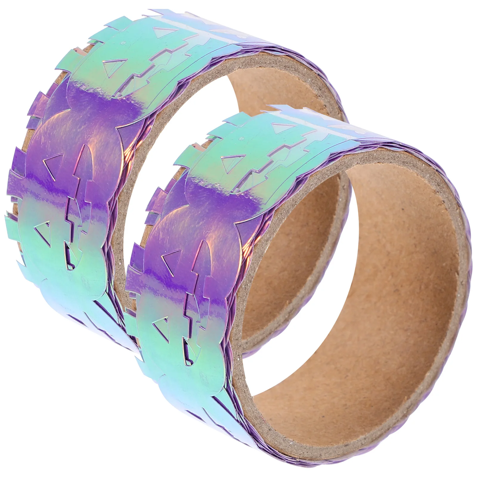 

2 Rolls Decorative Tape Halloween Theme Adhesive Roll for Crafting Gift Wrapping DIY Projects Holiday Decorations Wall Art