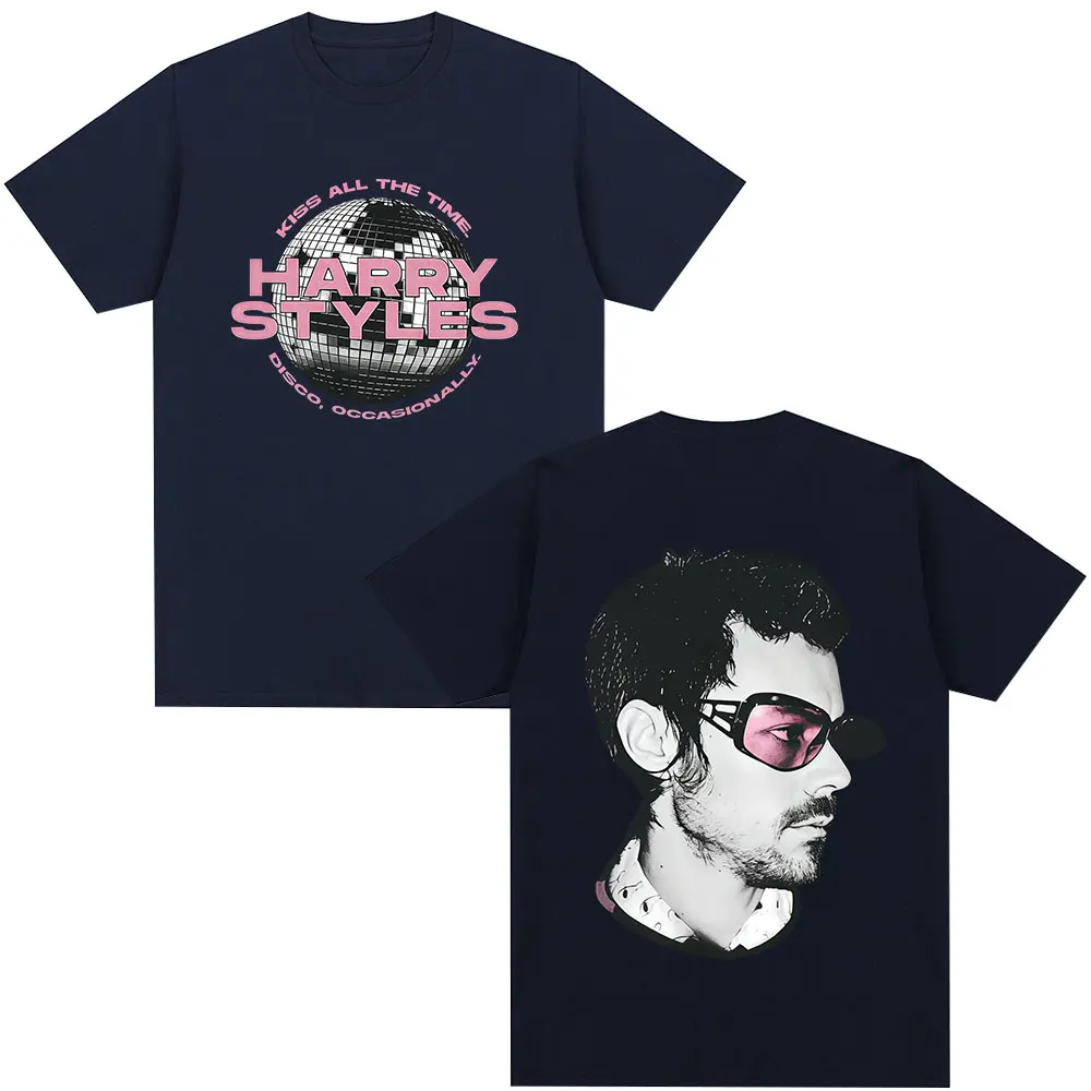 Kiss All The Time Disco Occasionally T-shirt Fan Gift Men Women Clothing Fashion Cotton Casual Short Sleeves T Shirts Streetwear