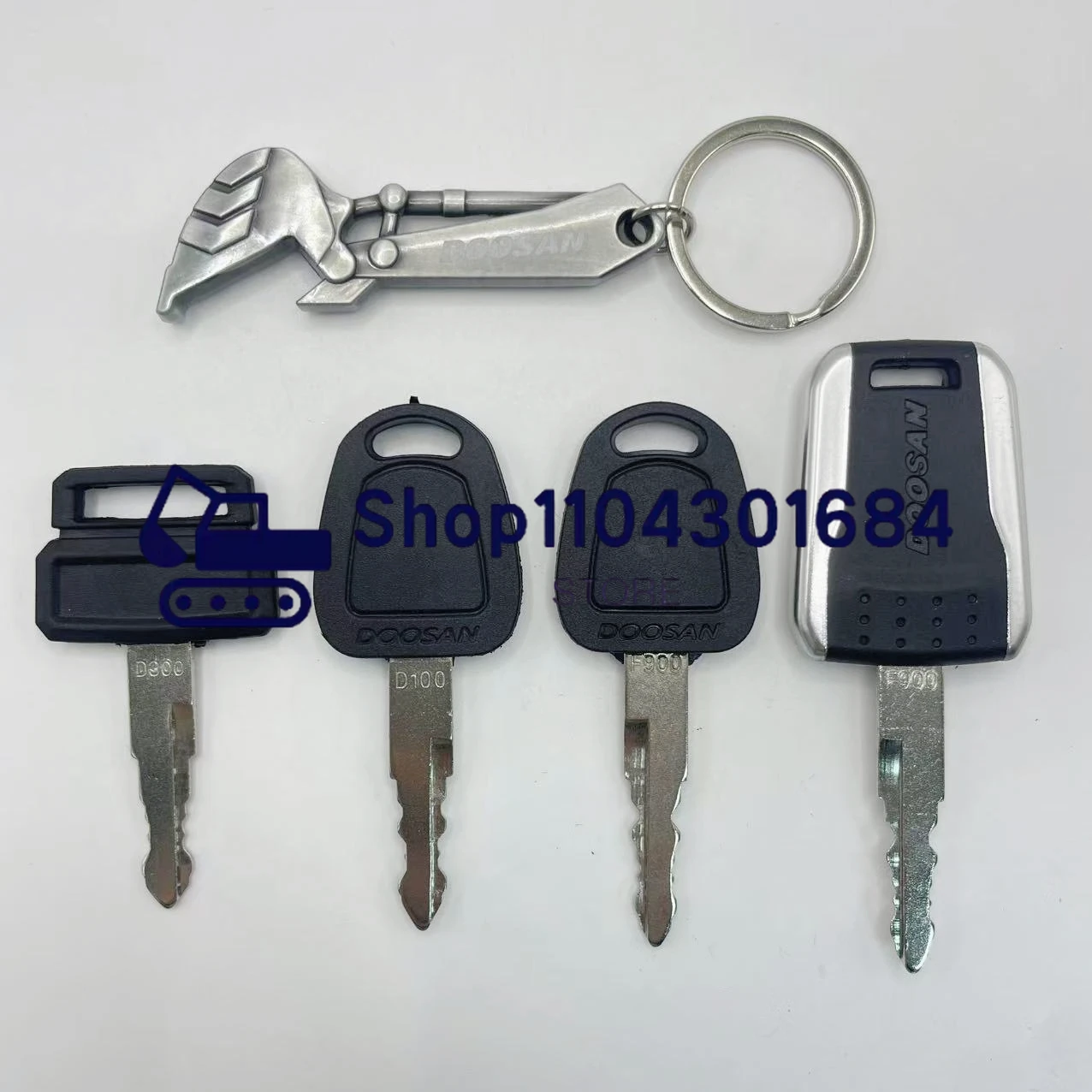 

8 шт. для Doosan Daewoo D100 D300 F900, ключ зажигания, ключ стартера экскаватора с брелком
