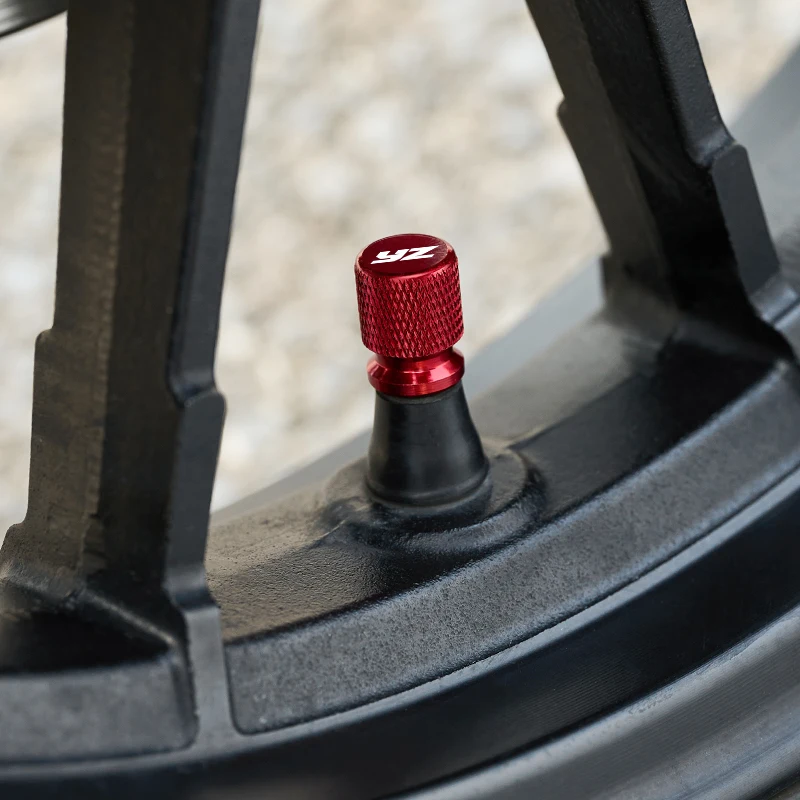 2 قطعة الألومنيوم إطار دراجة نارية غطاء صمام الغبار العالمي لياماها YZ 80 85 125 250 426 450 F X FX YZ80 YZ85 YZ125 YZ250 #3