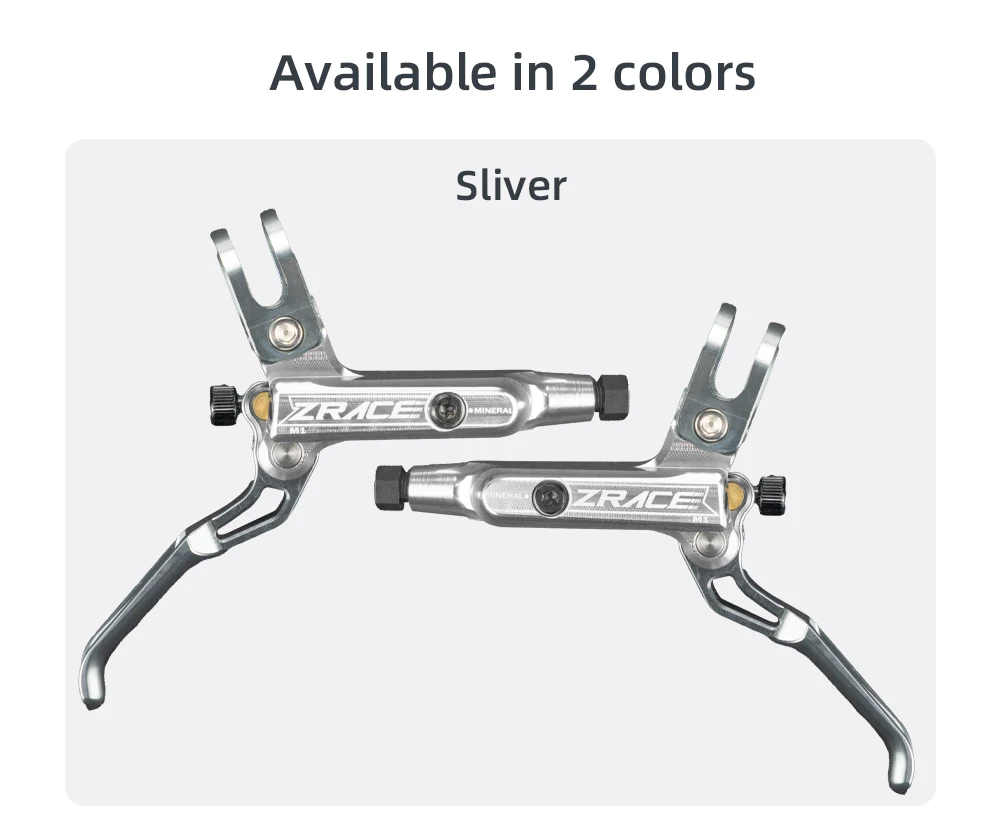 ZRACE M1 XG Flat Mount Brake for Flat Bar Gravel / BMX Raceing,Full CNC Lightweight, Front and Rear Flat Handler Bar Gravel