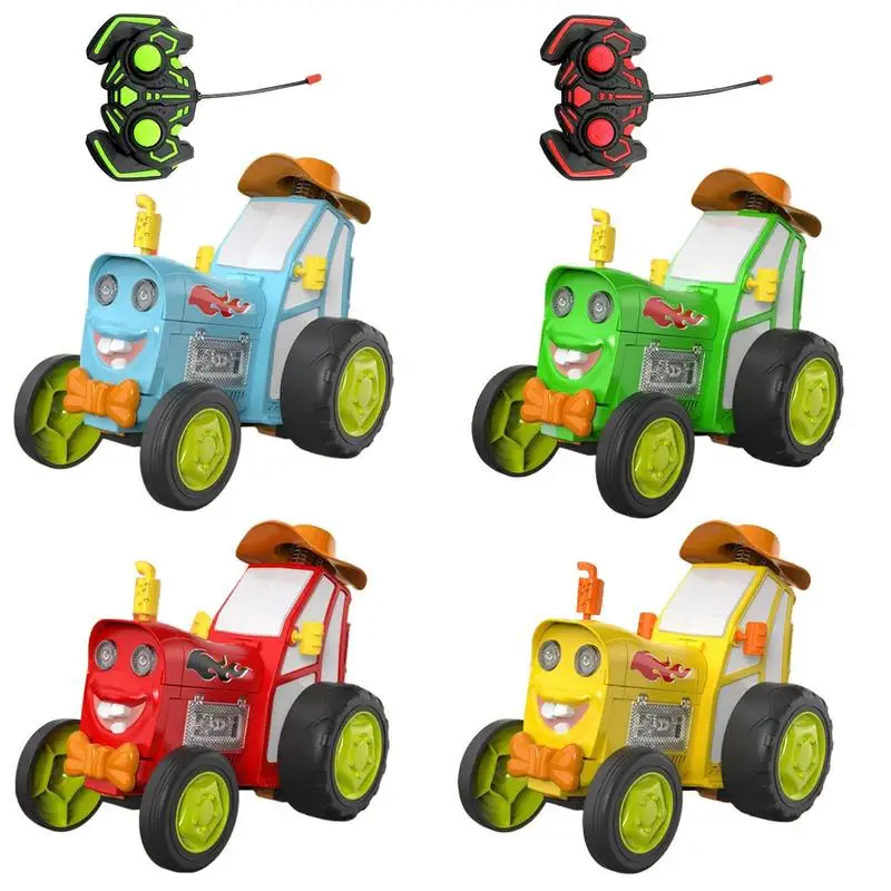 Luces de coche de salto loco, vehículo de salto loco, coches acrobáticos con Control remoto, caminata, camión Rc vertical, juguetes divertidos para niños