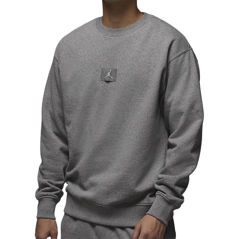سويت شيرت Nike Official Authentic JORDAN للرجال رياضي برقبة دائرية فضفاضة FV7260-091