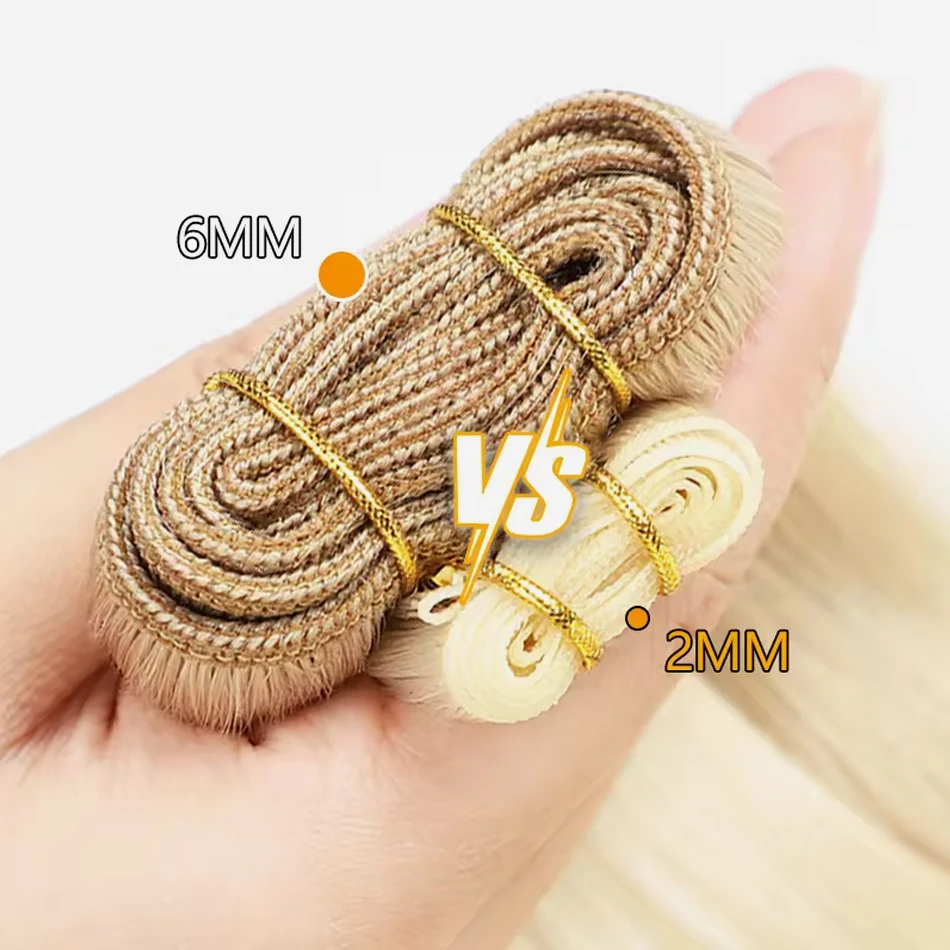 30 بوصة العظام مستقيم لحمة ملحقات شعر مستعار بشري براون شقراء 613 خياطة في لحمة حزم 100% شعر بشري حقيقي للنساء #5