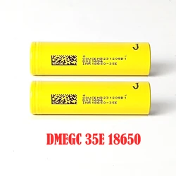 Original DMEGC 35E INR 18650 3500mAh 3.7V 5C Battery high performance 18650 Lithium Ion Cell For Battery Pack flashlight