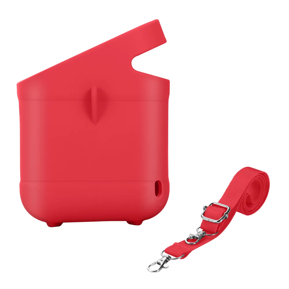 

Form-Fitting Silicone Cover Case for Toniebox 2 Audio Player with Shoulder Strap for On-the-Go Listening Convenience