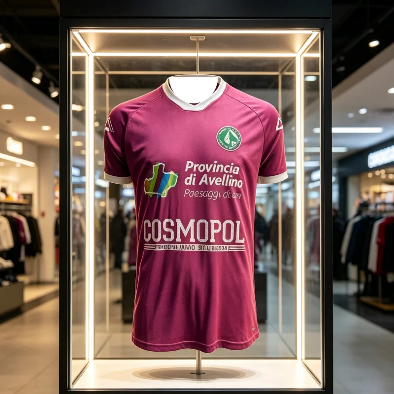 Nueva Camiseta de Fútbol Avellino 2026 para Hombre y Mujer - Verde con Patrocinadores, Ligera, de Secado Rápido, para Familia y Niños
