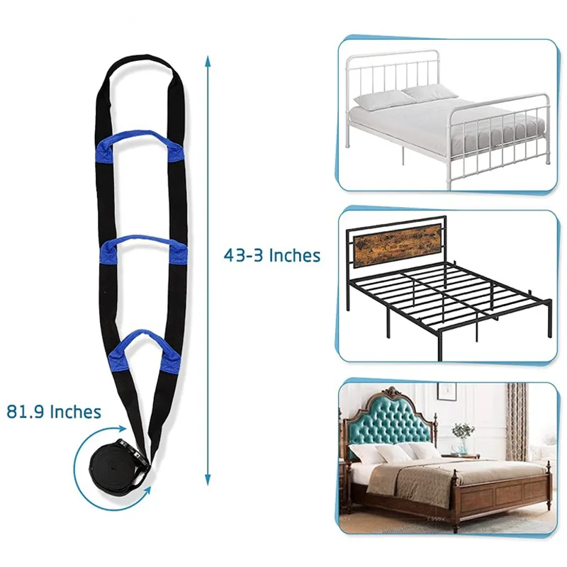 Bed Ladder Assist With Handle Strap Rope Ladder Caddie Helper For Elderly Injury Recovery Patient Bed Rail Assistance Devices