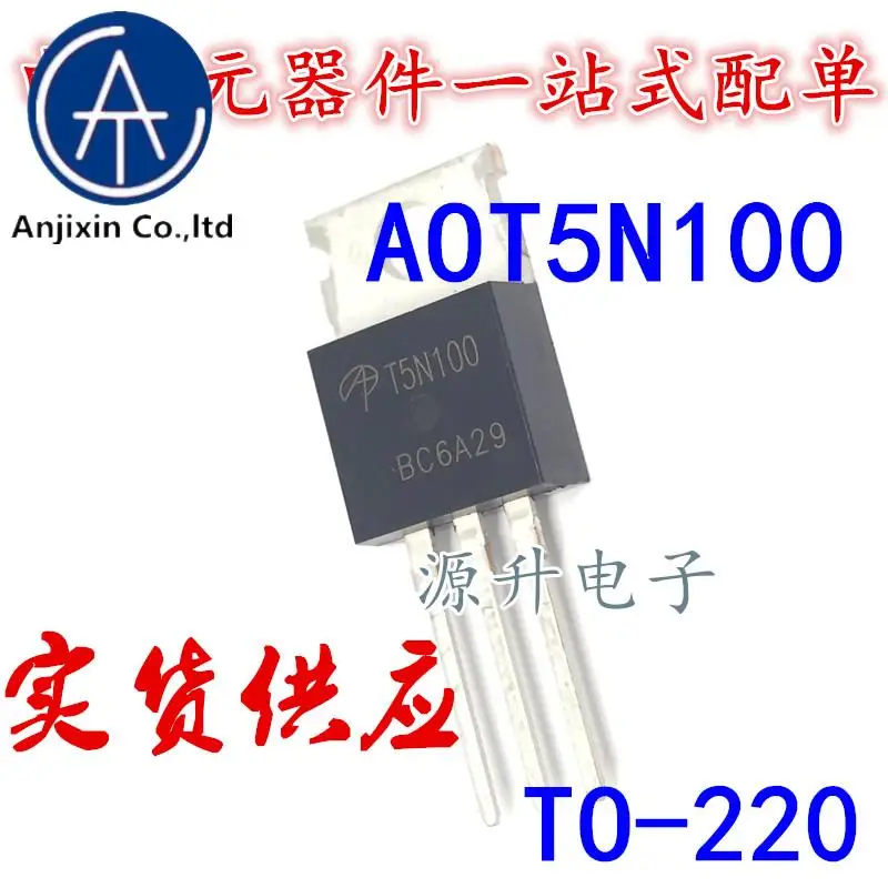 

10PCS 100% orginal new AOT5N100/T5N100