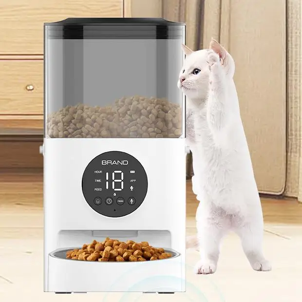 Automatic Pet Feeder Wi-Fi Enabled Smart Cat Dog Food Dispenser Electric Pet Auto Feeder