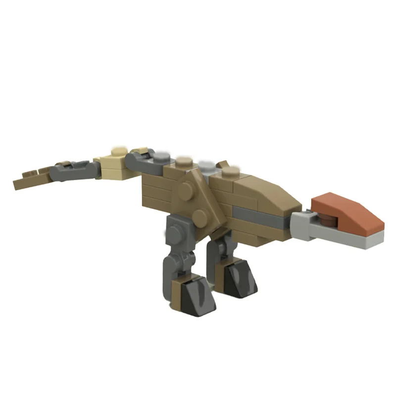 29-delige MOC biologische serie bouwstenen kleine woeste dinosaurusmodel voor kinderen montage doe-het-zelf speelgoed creatieve stenen set cadeau