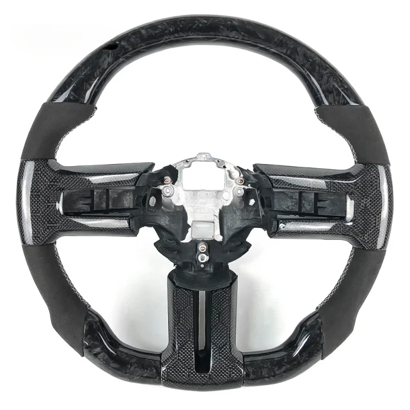 

For Ford Mustang 2008-2013 Custom Honeycomb Forged Carbon Fiber Steering Wheel