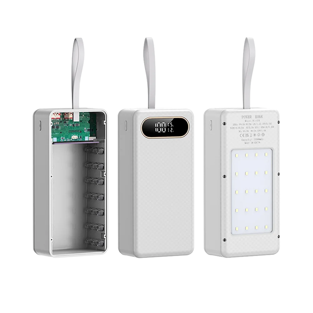 21 خلية 18650 بطارية طرف مسطح لا لحام طقم بنك الطاقة المحمول تيار مستمر أضواء التخييم شحن طقم الطاقة 22.5 واط بدون بطارية