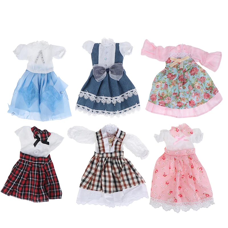 16/30cm Bjd Doll Clothes High-end Dress Up Can Dress Up Fashion Doll Clothes Skirt Suit Best Gifts for Children DIY Girls Toys