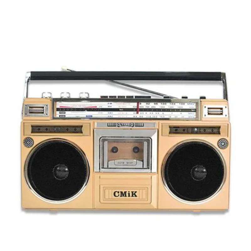 

New Arrival Radio Nostalgic Antique Vintage Tape Machine Retro Portable Recorder Play