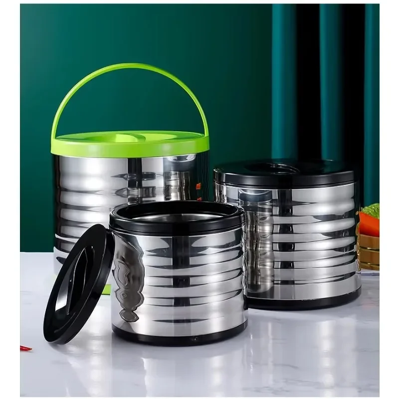 4.8L/7.8L/12.8L New Designed Food Warmer Set Hot Pot Insulated Stainless steel With Lid