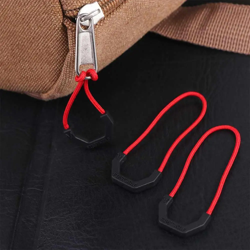 Luminous Zipper Tail Rope U-shaped Detachable Luminous Zipper Pull Lanyard Anti-lost Line Glow-in-the-dark Zip Cord Strap