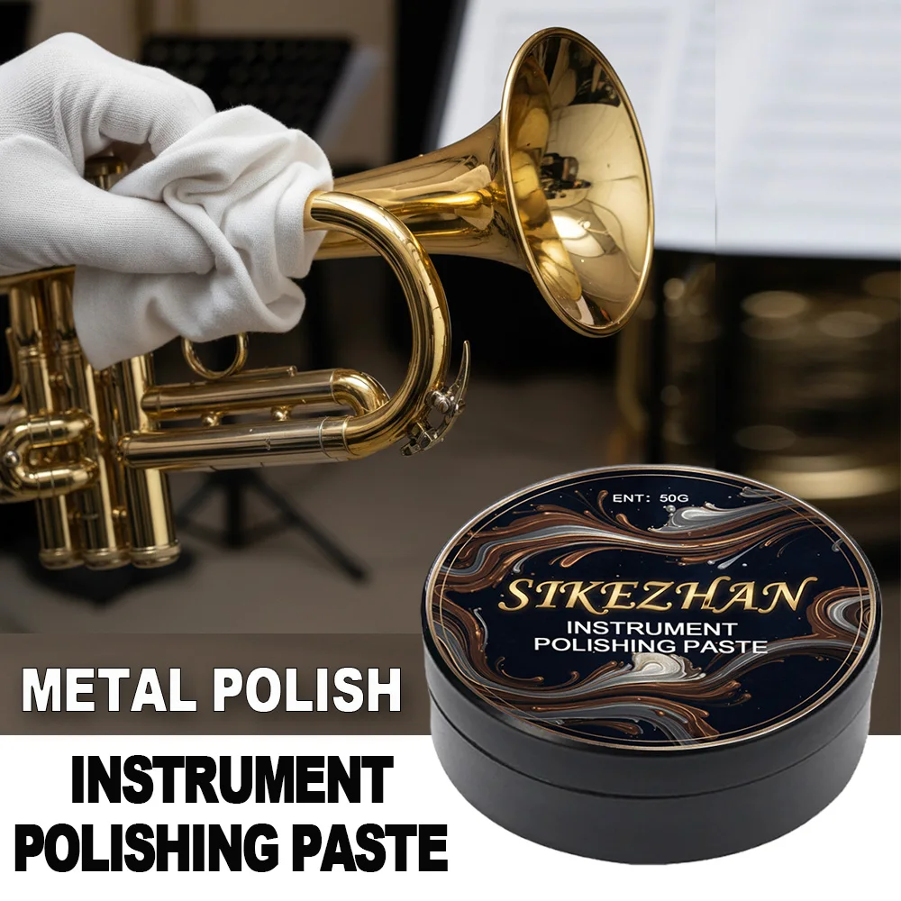 Professional Instrument Polishing Cleaning Restoration Protection Paste Suitable for Brass Silvering Chrome-Plated Metal Surface
