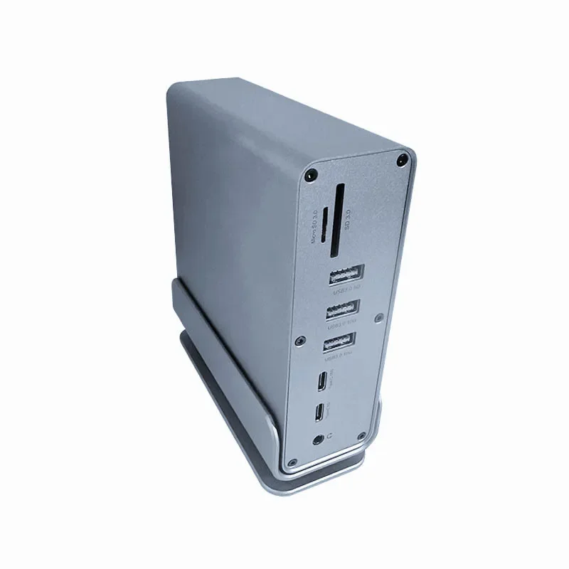 

Type-C 15-in-1 hub hub, gigabit network port desktop vertical USB multi-interface splitter