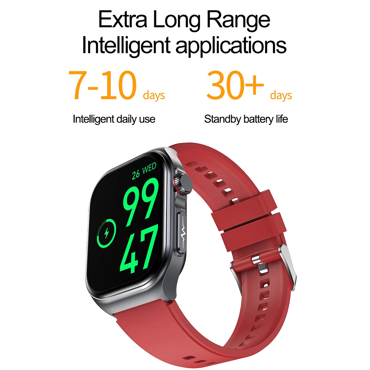Marsyu AMOLED Smartwatch für Männer EKG-Blutkompositions-Monitor Gesundheitsüberwachung Bluetooth-Anrufe Frauen Sport Fitness – Detail 2