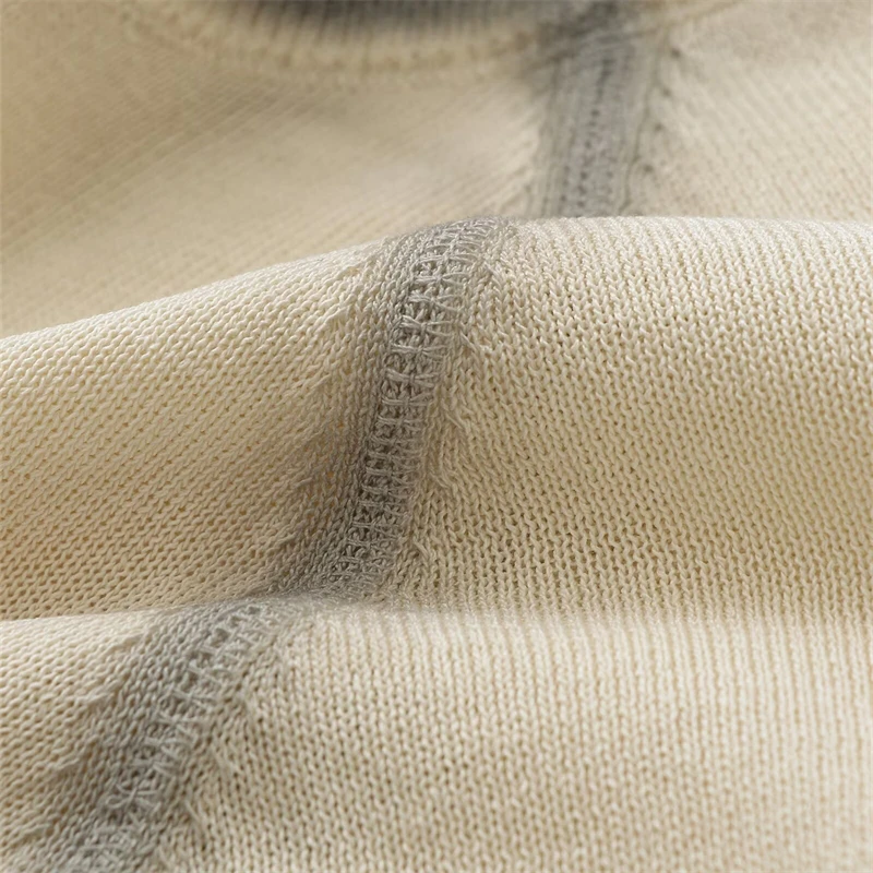 KEYANKETIAN, новинка лета 202, женский вязаный топ с градиентом и принтом тай-дай, тонкий укороченный пуловер в уличном стиле с круглым вырезом и короткими рукавами