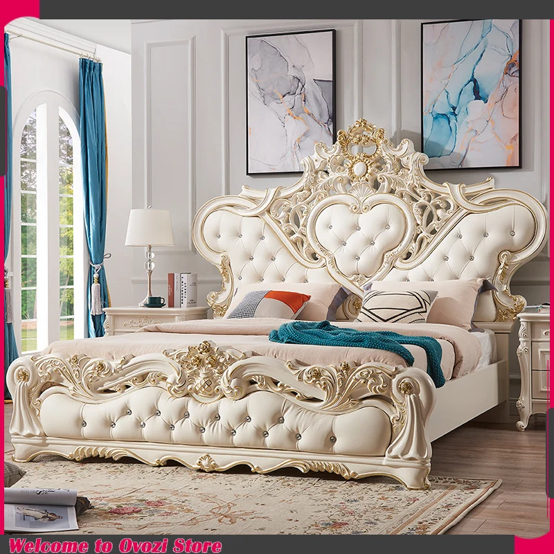 Fashionable Design Beds Frame Minimalist Luxury Relax Reading Beds Princess Lambswool Muebles Para Dormitorio House Accessories