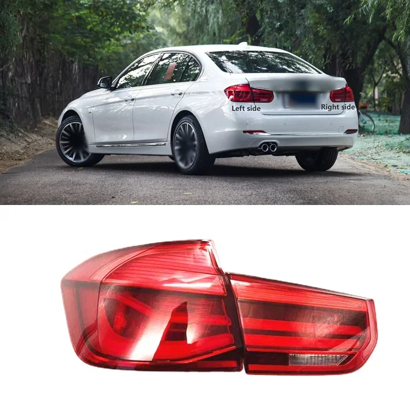 

for BMW 3 Series 2016-2019 Car Rear Taillight Shell Brake Lights Shell Replace Auto Rear Shell Cover Lampshade