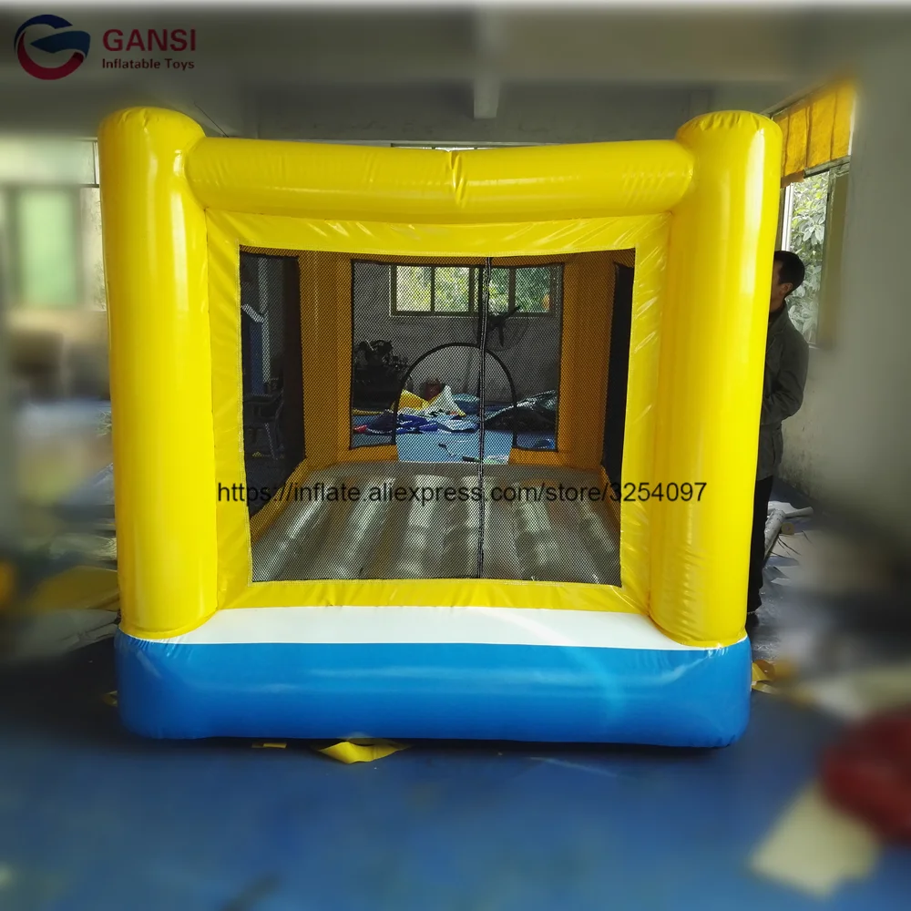 Kids jumping on play ground amusement inflatable bouncer mini inflatable bounce house for home