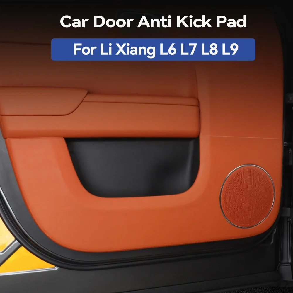 For Li Lixiang L6 L7 L8 L9 Car Door Leather Anti Kick Pad Protection Side Edge Film Protector Stickers Auto Accessories