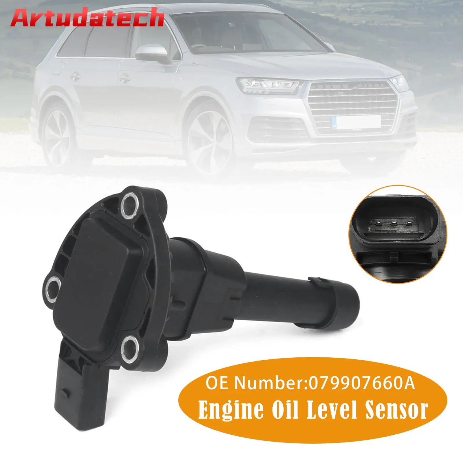 

Artudatech Engine Oil Level Sensor 079907660A for Audi A4 A5 A6 A7 A8 Q5 Q7 3.0 TDI