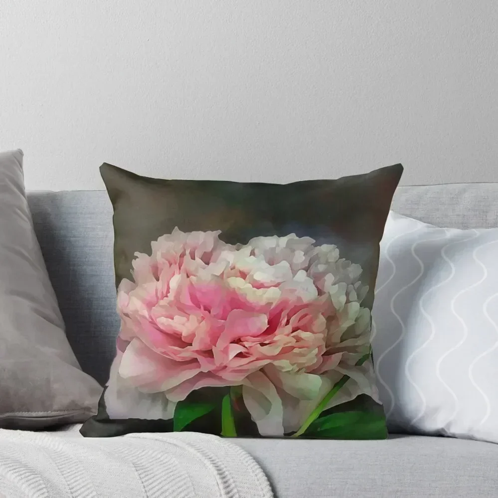 

Pink Peony Throw Pillow Christmas Throw Pillows Covers Covers For Sofas Cushion Cover Ornamental Pillow pillow