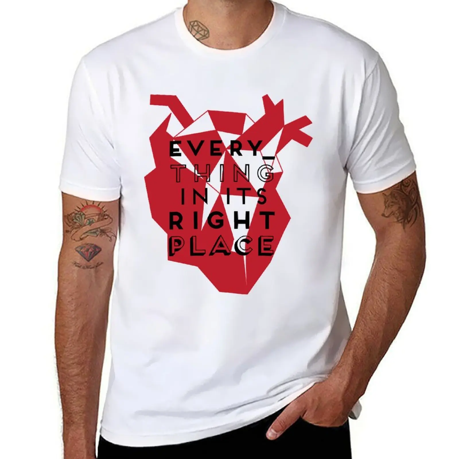 

Everything in its Right Place T-Shirt t shirts for man pack cotton g man t shirts for men T-Shirt