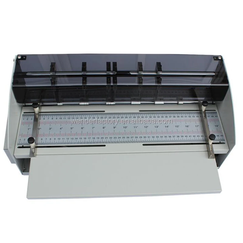 Desktop  Perforating Machine With Cutting Tool 470mm/18.5'' Electric Paper Creasing Machine