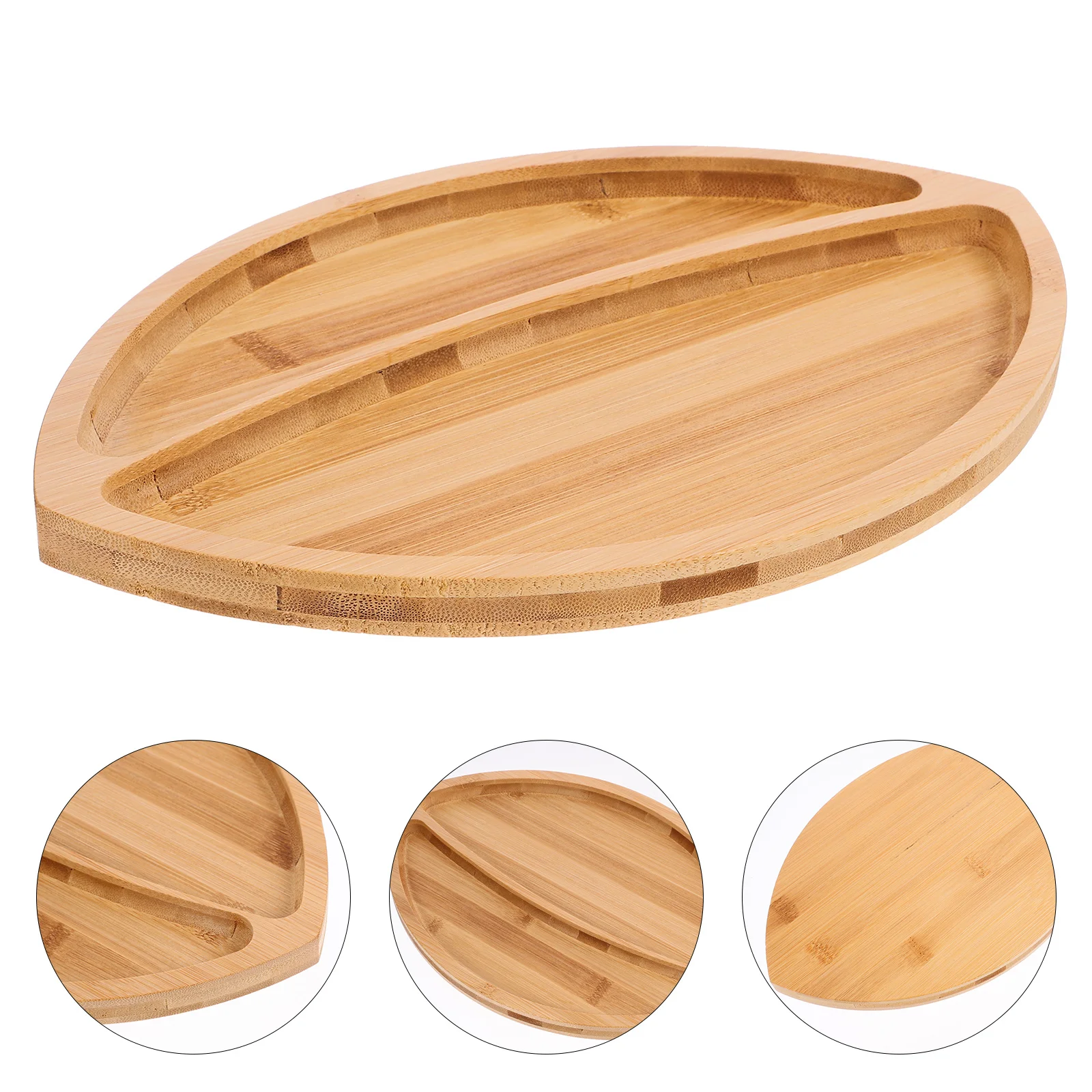 

Premium Wood Sushi Plate Multi-Function Food Display Dish Reusable Smooth Long-Lasting Easy Clean Storage Restaurant Bar