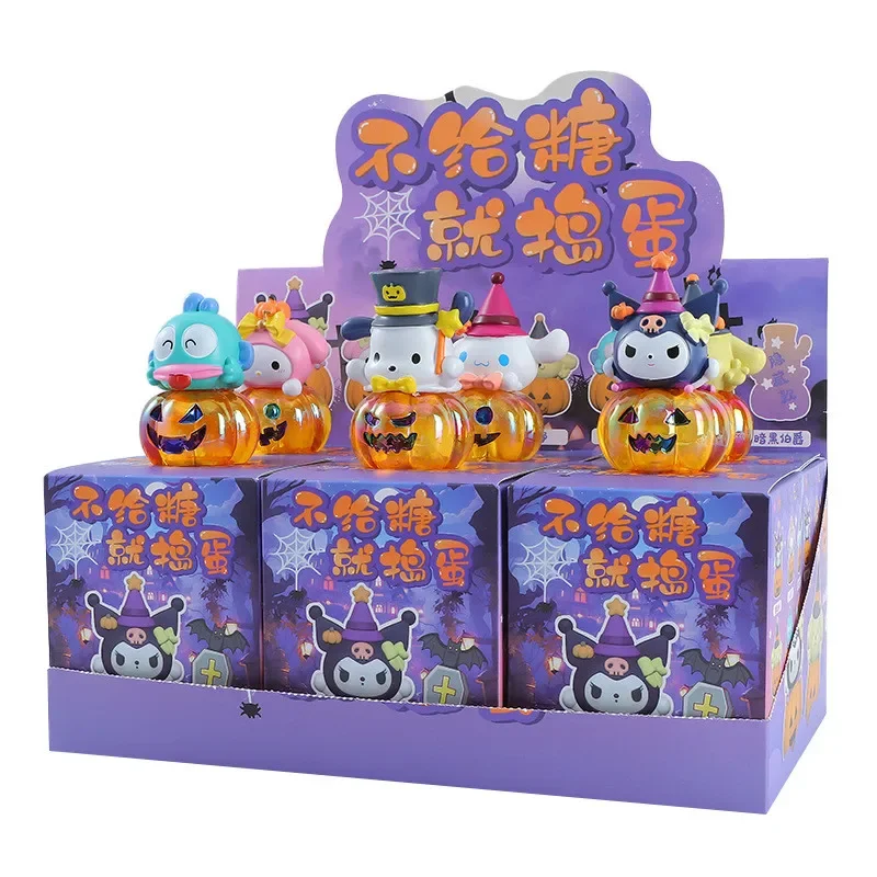 MINISO Kumimi ميلودي Pochacco مرحبا كيتي خمر متعة سعيد Hallowmas سلسلة أنيمي نموذج لجسم دمية صندوق أعمى لعبة مهرجان هدية #6