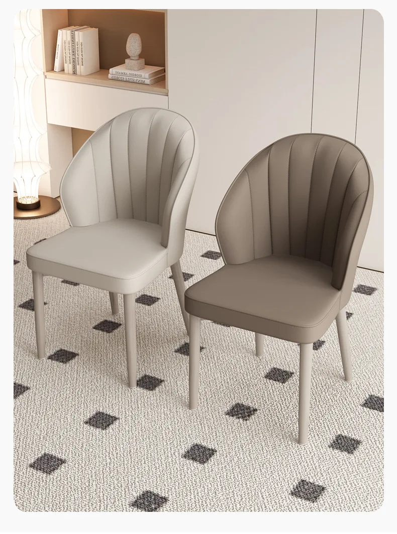 

PYJ light luxury home simple modern restaurant makeup stool leisure table and chairs
