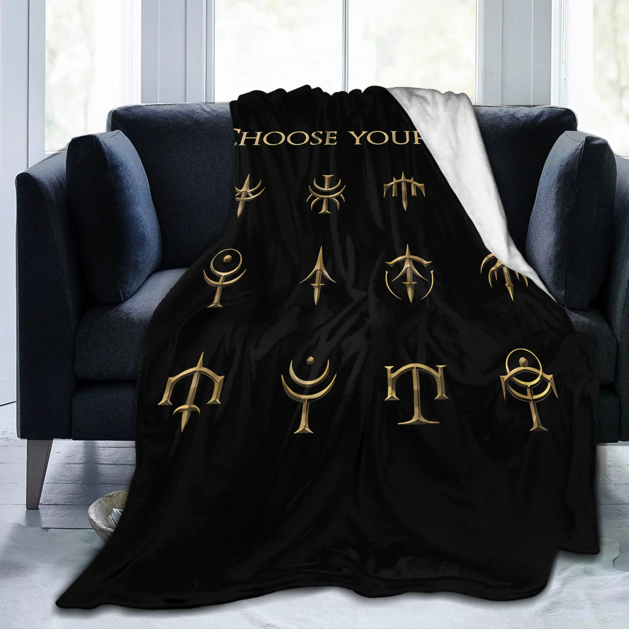 Paths Exile Classes ARPG Video Game Flannel Throw Blankets Funny Bedding Throws Knitted Blanket Gift Portable Breathable Throws
