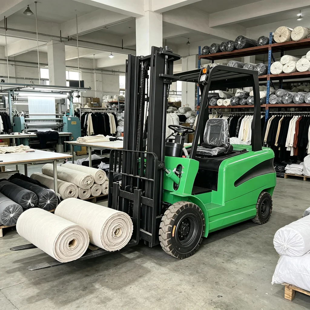Customizable Electric Warehouse Forklift Safe Protection Structure Long Endurance Battery For Indoor Freight Transport Work