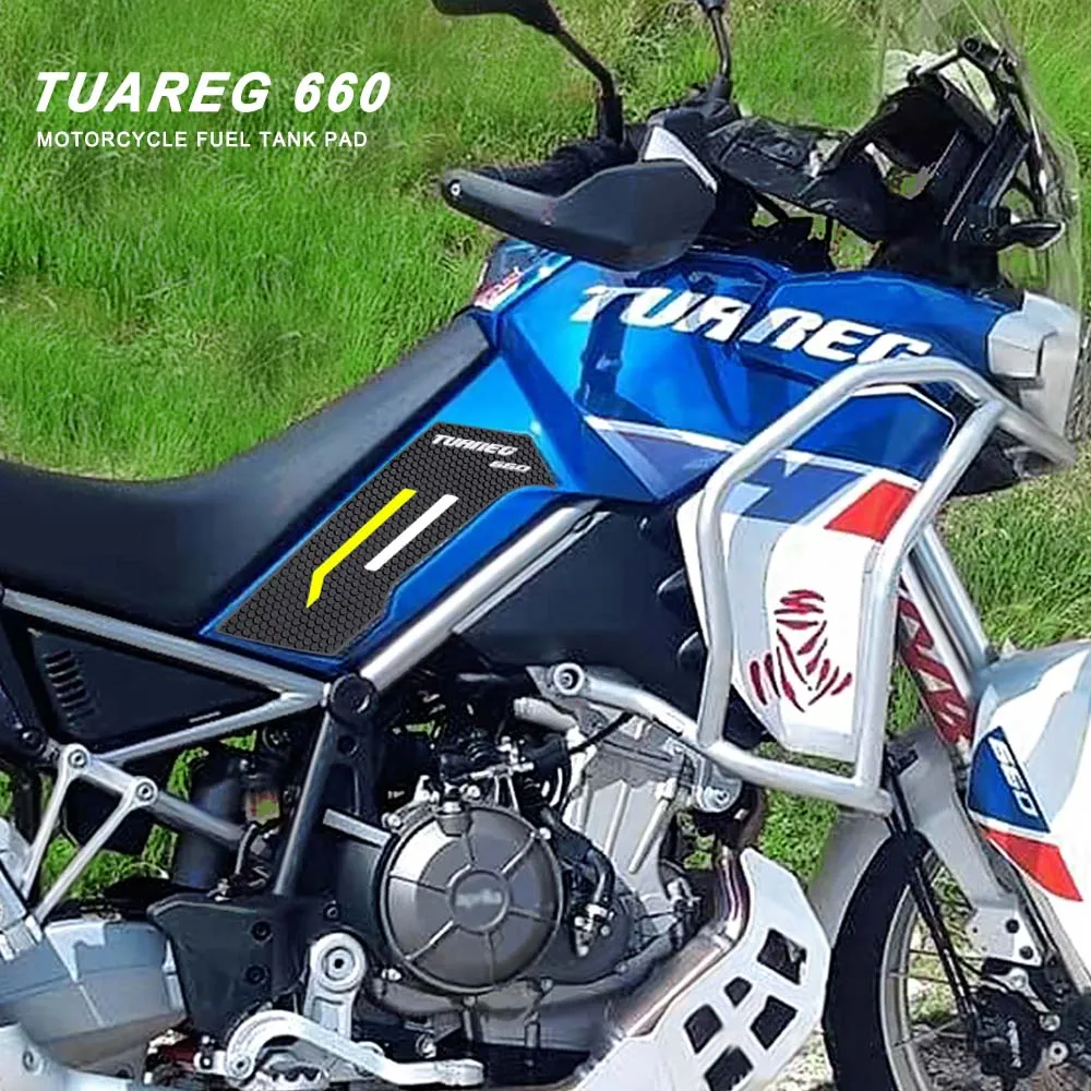 

2022 Motorcycle Tank Pad Protector Sticker Decal Gas Fuel Knee Grip Traction Side Sticker For TUAREG 660