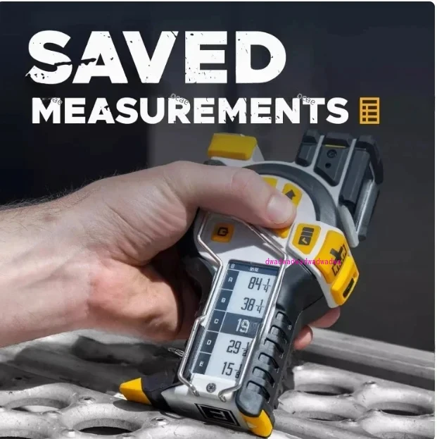 New T1 Tomahawk High Precision Digital Tape Measure Dual Display Data Storage Smart Laser Tape Measure