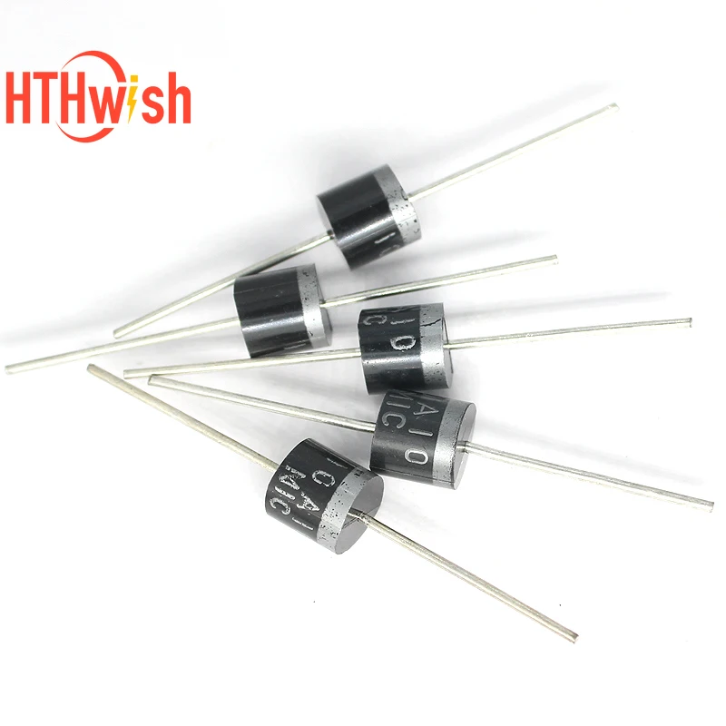 10PCS Electrical Axial Rectifier Diode 10A10 6A10 20A10 R-6 DIP 6A 10A 20A 1000V Electronics kit