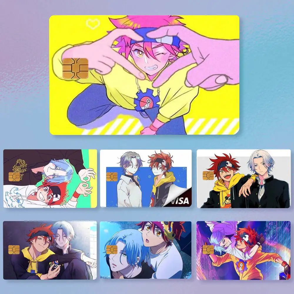 Anime S-SK8 The Infinity  Credit Card HD Stickers Easy to replace, change card style anytime as you like